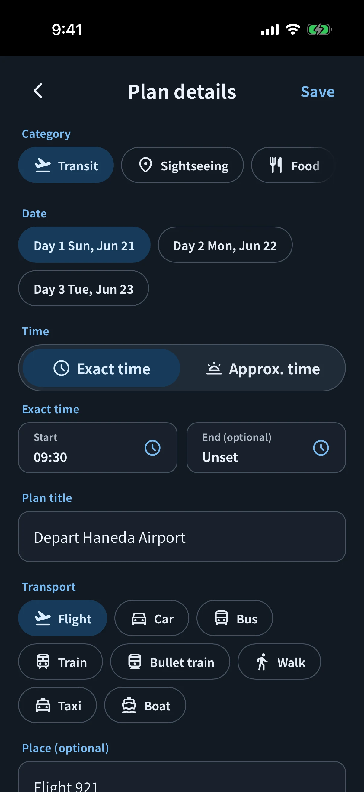 simrip plan editor in dark mode